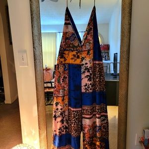 Wide Leg Halter Jumpsuit